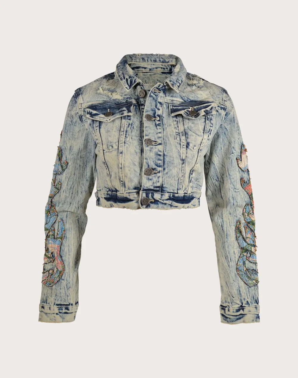 Grindhouse Denim Flame Jacket